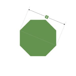 Diamètre axe de volet roulant octogonal