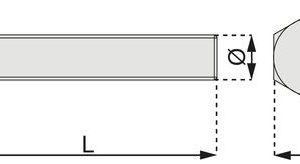 Vis métaux TH cl 8.8 filetage total