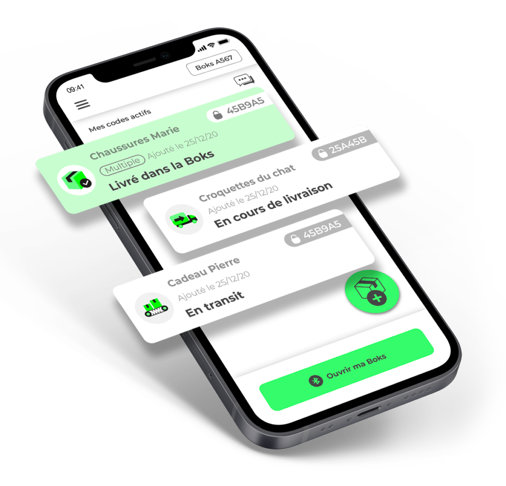 BoksOne - Boîte à colis intelligente avec application mobile